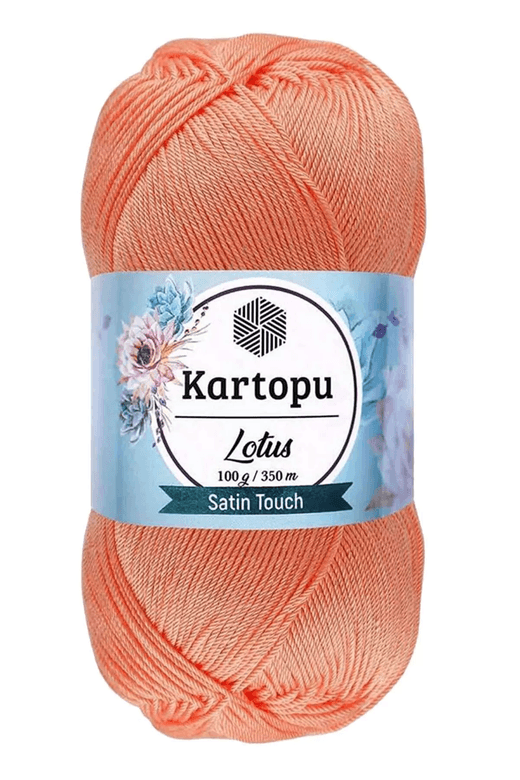 Kartopu RT-C94GPNTLOJ 1 Adet Lotus Bikini Büstiyer Bluz Örgü İpi  K218 Somon
