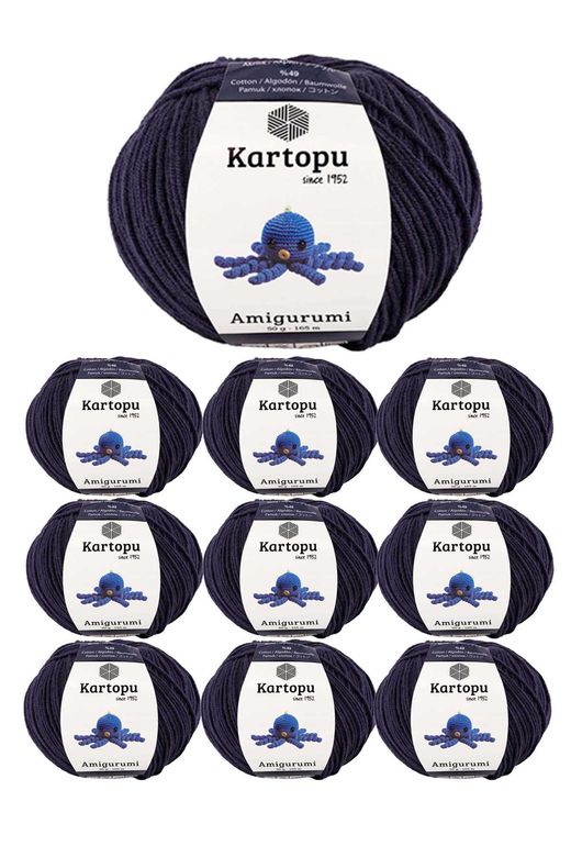 Kartopu RT-RYL-10ARKTMGM630 10 Adet Amigurumi El Örgü İpi 50Gr 630