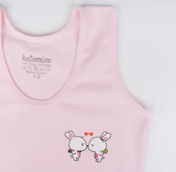 Katamino Pearly Kız Geniş Askılı Slip Takım K128644 Asorti