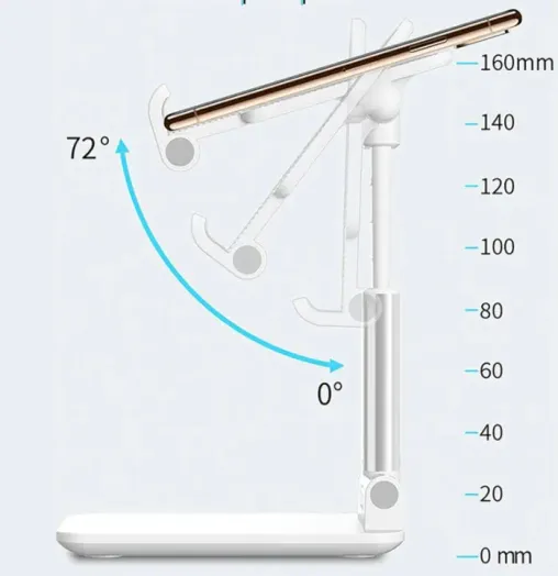Katlanabilir Masaüstü Telefon Tutucu Stand (4745)
