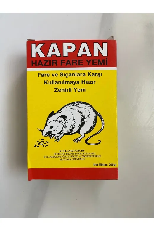 KAVAK İNŞAAT TYCBC74F565F19D400 Kapan Hazır Fare Yemi 200 Gr
