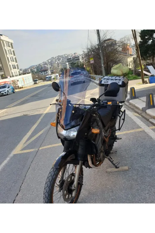 Kawasaki KLE 500 Ön Cam 2005-2008 Model 58cm Füme Renkli 4mm UZUN