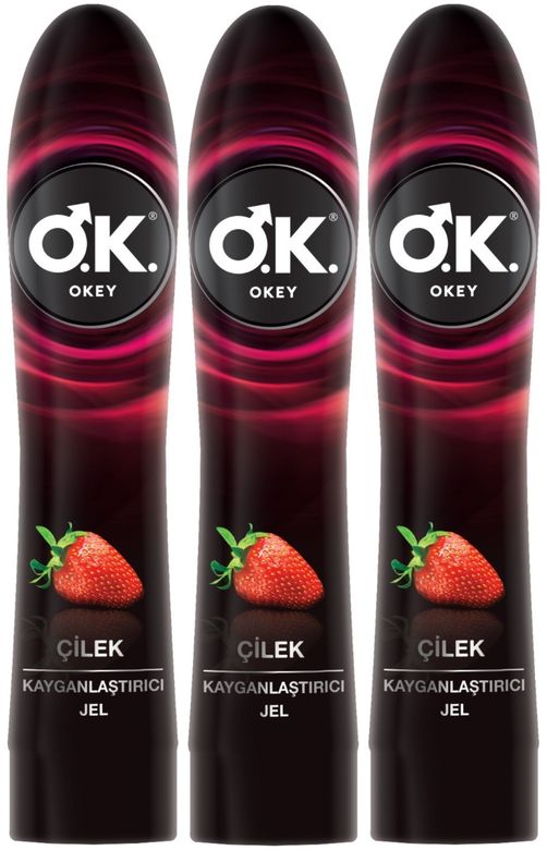 Kayganlaştırıcı Jel 100ML Çilekli (3 Lü Set)