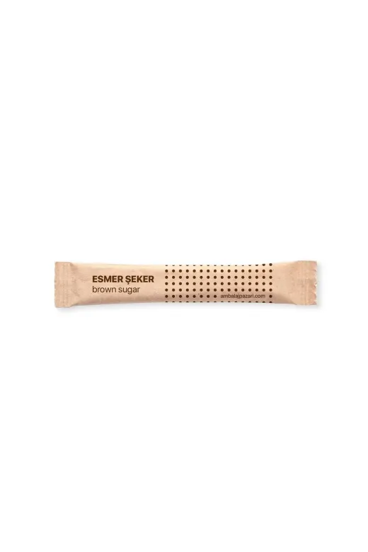 Kayseri Şeker 8683399008592 Stick Esmer Şeker 3 Gr - 1000 Adet
