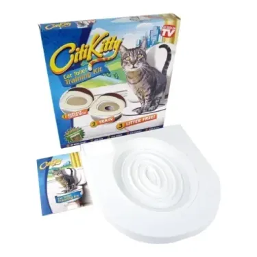 Kedi Tuvaleti Eğitim Seti İle Klozete Geçiş Kolaylığı