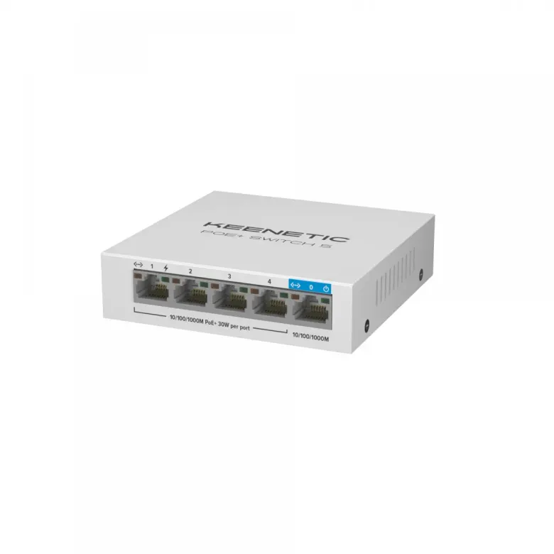 Keenetic PoE Switch 5 KN-4610 5 Port Gigabit Switch