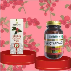 Keklik Üzümü Yağı 20 ml ve Alıç Yaprağı Kapsül 60 Kapsül