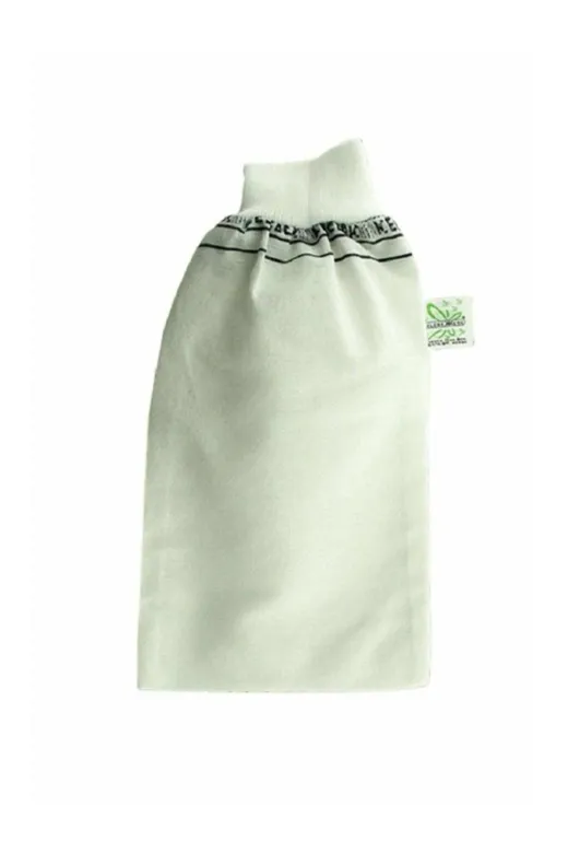 Kelebek Kese TYB492845113D220630032619 2 Adet Beyaz Banyo Hamam Kesesi Lastikli 25X17 Cm