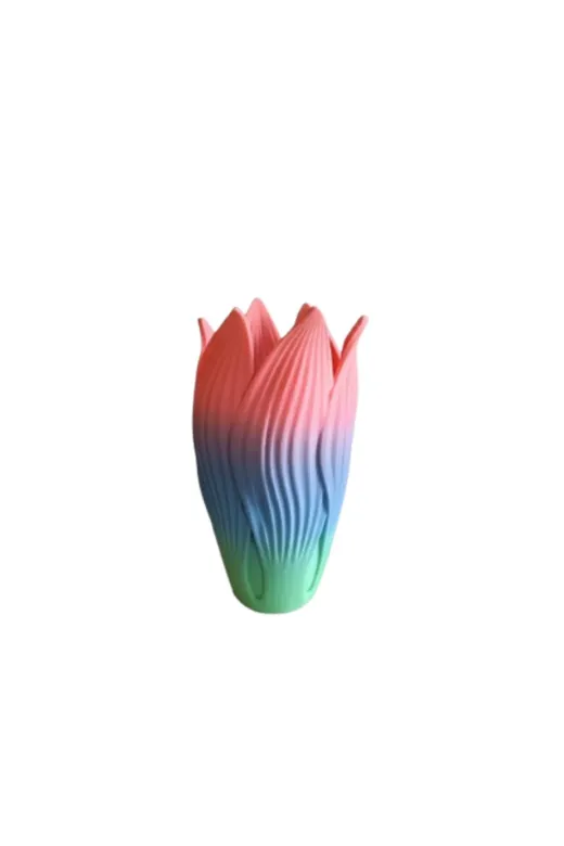 KENAR KNR251 Dekoratif Vazo, 201 Mm, 3D Baskı
