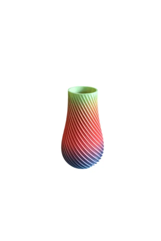 KENAR KNR253 Dekoratif Spiral Vazo , 150 Mm, 3D Baskı