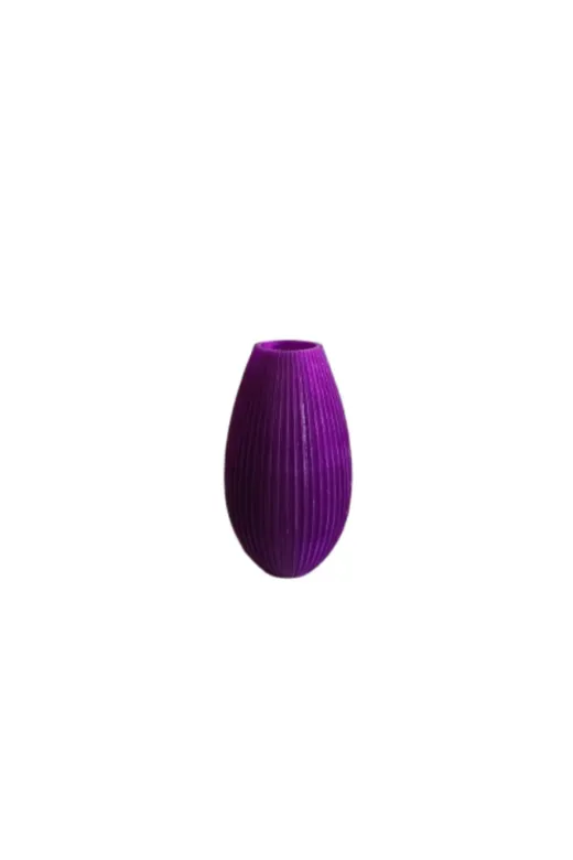 KENAR KNR254 Mor Dekoratif Vazo, 150 Mm, 3D Baskı