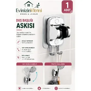 Kendinden Yapışkanlı Duş Başlığı Askılık Duş Mafsalı Güçlü Yapışkanlı Iki Askılı Duş Başlık Askılı