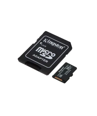 Kingston 32GB Endüstriyel microSDHC C10 A1 Hafıza Kartı (SD Adaptörlü)