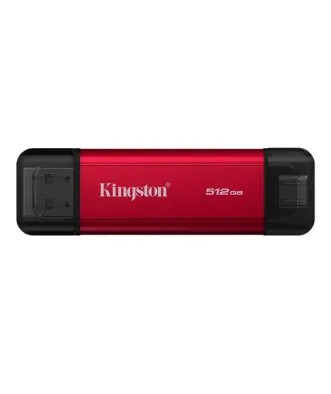 Kingston 512GB Dual USB-A/C Taşınabilir SSD 1050MB/s
