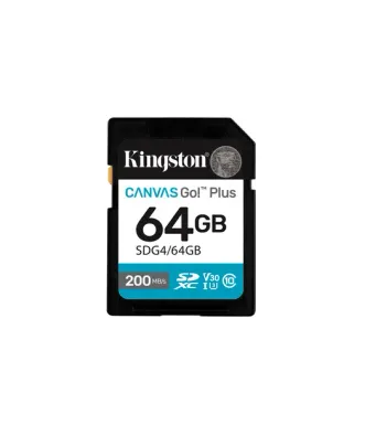 Kingston Canvas Go+ 64GB SDXC 200MB/s Hafıza Kartı