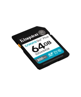 Kingston Canvas Go+ 64GB SDXC 200MB/s Hafıza Kartı