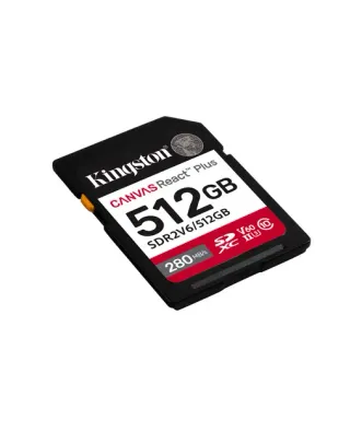 Kingston Canvas React Plus 512GB V60 SD Hafıza Kartı