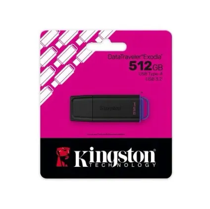 Kingston DataTraveler Exodia 512GB USB 3.2 Flash Bellek