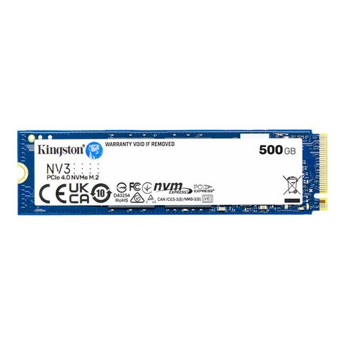 Kingston NV3 500GB M.2 NVMe SSD (5000/3000 MB/s)