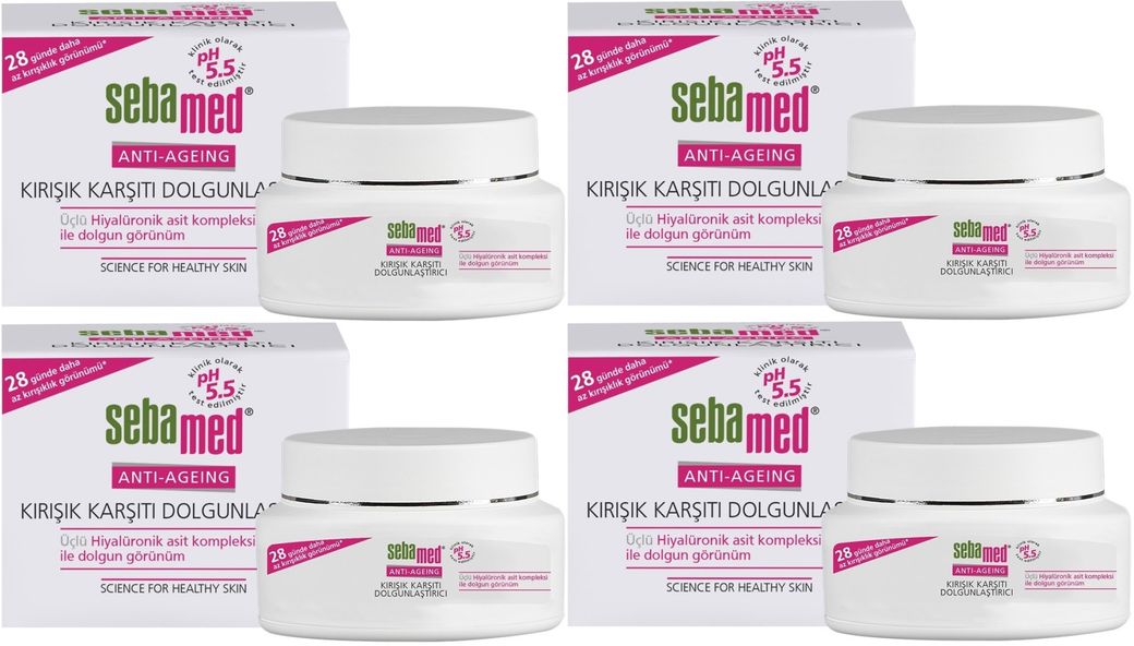 Kırışık Karşıtı Dolgunlaştırıcı Antı-Ageıng Krem 50ML (4 Lü Set)
