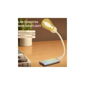 Kitap Okuma/Kamp Işığı/Gece Lambası Retro Otantik Usb Girişli Lamba Kırılmaz Lamba