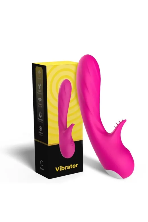 Klitoris Ve G Nokta Uyarıcı Su Geçirmez Vibratör - Pembe