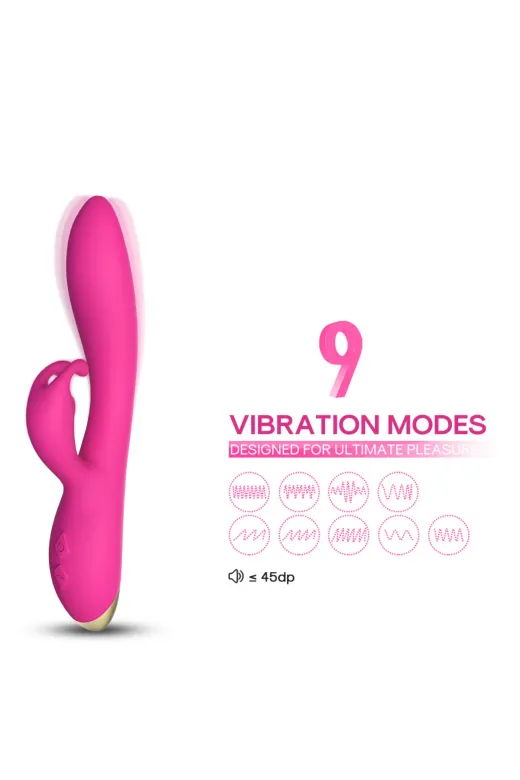 Klitoris Ve G Spot Uyarıcı Rabbit Vibratör - Pembe