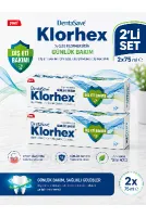 Klorhex Günlük Bakım Diş Macunu %0.05 Klorheksidin 75 ml 2li Set