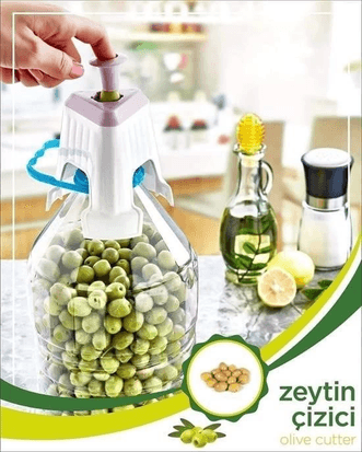 Kolay Zeytin Dilme Çizme Aparatı Pratik Kolay Zeytin Çizici Alet