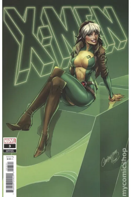 Kolektif Kitap 35887 X-Men #3B (İngilizce) Cover By J Scott Campbell