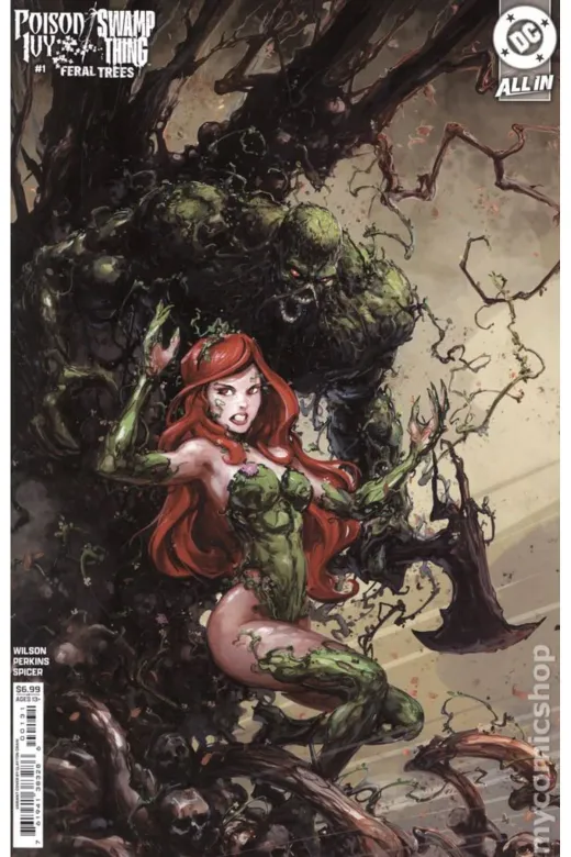 Kolektif Kitap 49828 Poison Ivy Swamp Thing Feral Trees #1C (Ingilizce)