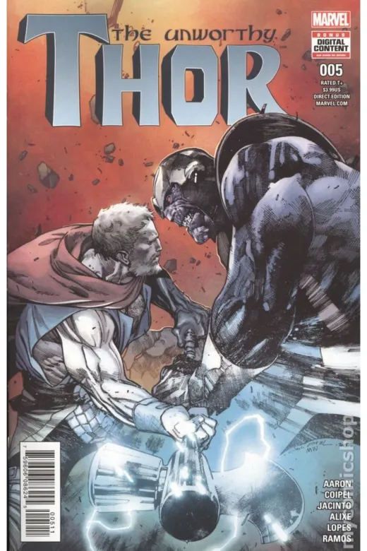 Kolektif Kitap 65488 Unworthy Thor #5A (Ingilizce)
