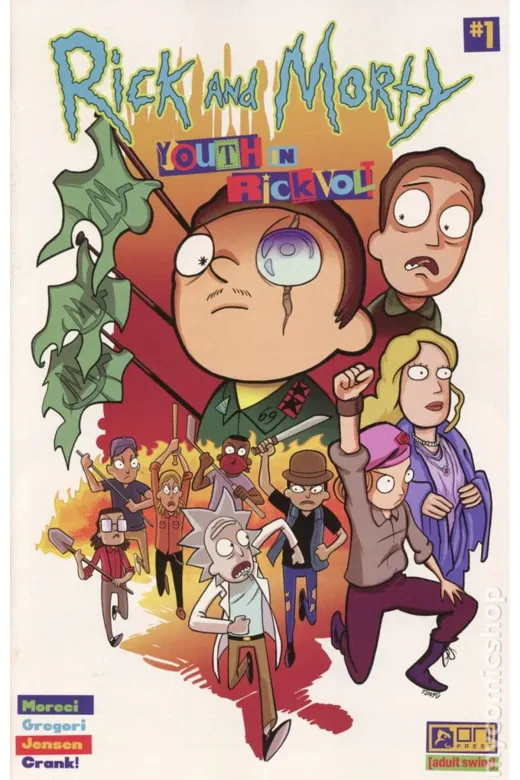 Kolektif Kitap 65678 Rick And Morty Youth In Rickvolt #1A (Ingilizce)