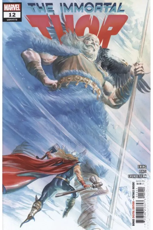 Kolektif Kitap imthor12 Immortal Thor  #12A Alex Ross Cover (İngilizce)