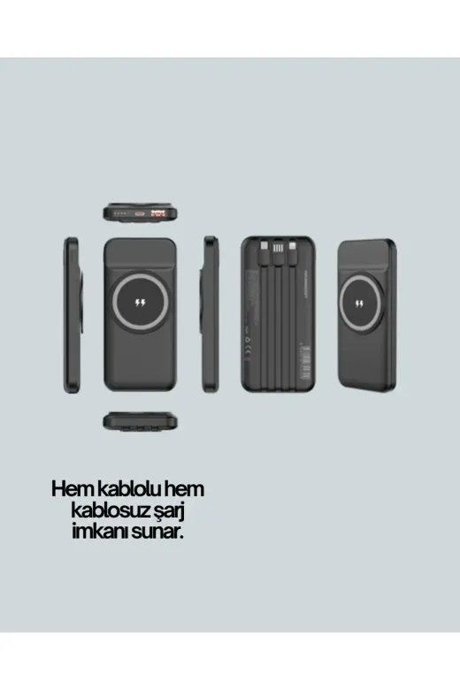 Kompakt Tasarım, Güçlü – 10000mAh Kablosuz Powerbank