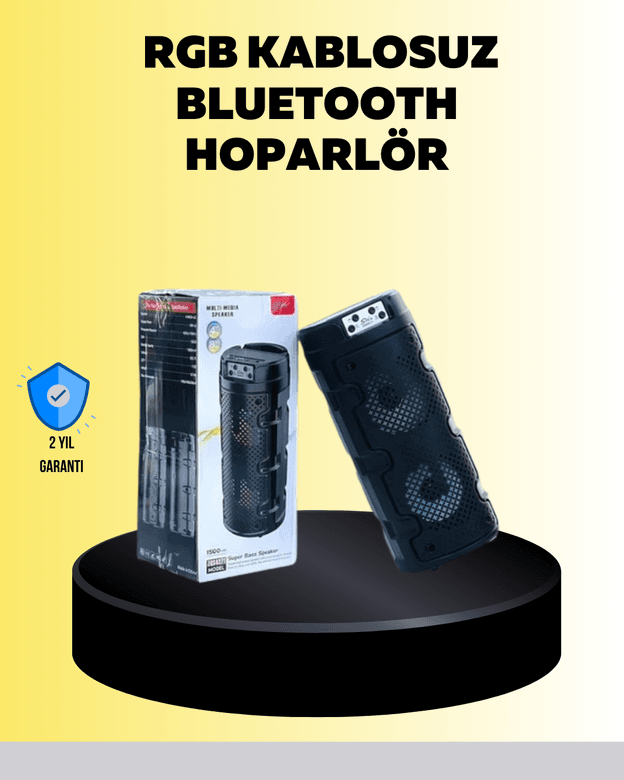 Kompakt ve Şık Tasarımlı Taşınabilir Hoparlör