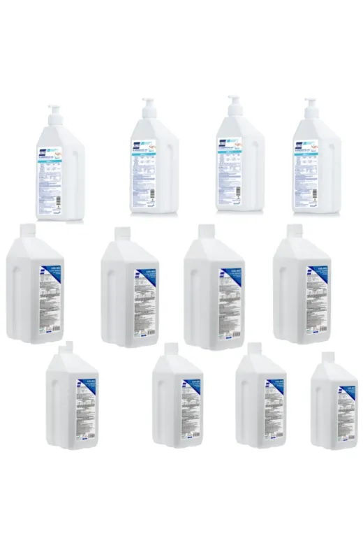 Konix 632286088320 12 Adet 1000 Ml El-Cilt Antiseptiği 3 Adet Pompa