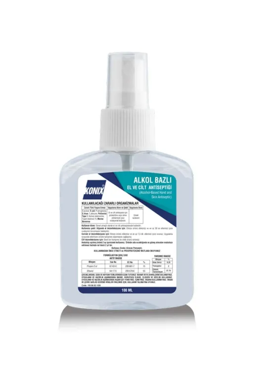 Konix 8681715346243 El Ve Cilt Antiseptiği 100 Ml