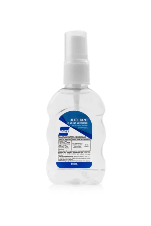 Konix TMPEDK03 10 Adet 50 Ml Antiseptik Sıvı El Dezenfektan