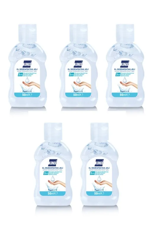 Konix TX278E6FE13677 50 Ml  Virüslere Karşı Etkili El Dezenfektan Jel 5 Adet