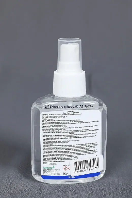 Konix TYBN9WA3QFGVUYCL08 100 Ml  Jel El Dezenfektanı