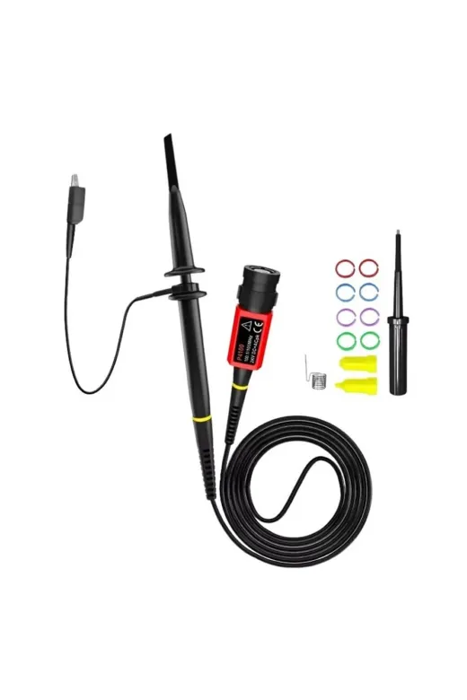 kontaktek TYC3A379AFEC3BB600 P4100 Yüksek Gerilim Osiloskop Probu 100Mhz 100:1 Zayıflatma 2000 Volt 3.5Ns Bnc 1 Mt. Rigol Owon