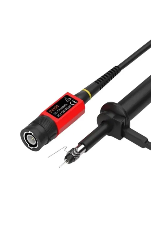 kontaktek TYC3A379AFEC3BB600 P4100 Yüksek Gerilim Osiloskop Probu 100Mhz 100:1 Zayıflatma 2000 Volt 3.5Ns Bnc 1 Mt. Rigol Owon