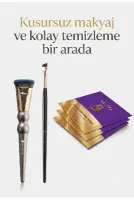 Kontür + Eyeliner Fırçası Set