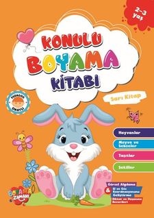 Konulu Boyama - Sarı (2-3 Yaş)