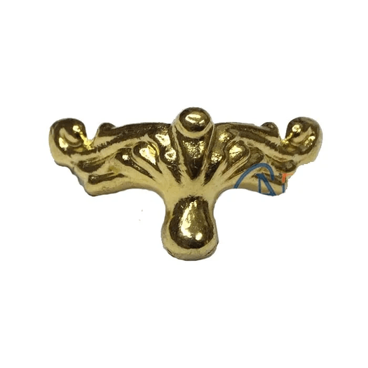 Köşe Etekli Sandık Ayağı, Kutu Ayak 1,5 Cm - Sarı