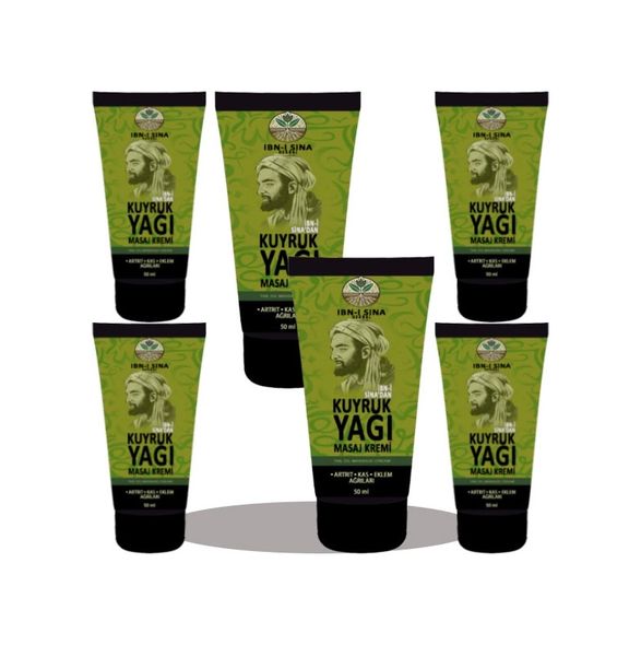 KoStore 130635958 İbn-I Sina Herbal Ibn-I Sina Kuyruk Yağı Kremi Kremi 6 Adet 50Ml