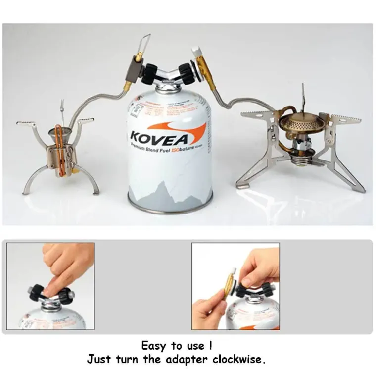 Kovea Gas P- Adaptör (çift çıkış)/Gaz Bölüştürücü