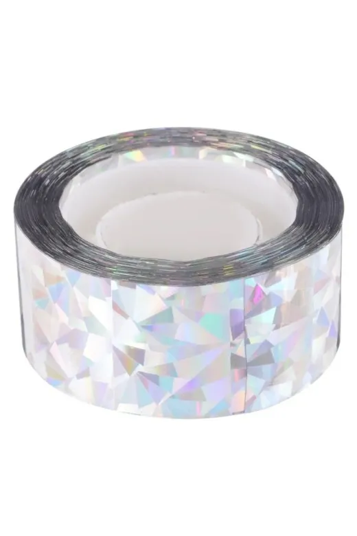 KOVMATİK şeritt - Kuş Hologramlı Şerit Şerit 50 Metre X 2,5 Cm