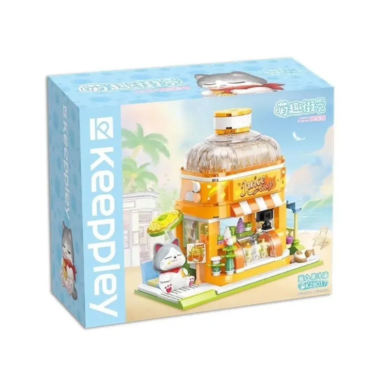 KP28017 Keeppley Kitten Juice Shop Blok Seti 315 Parça -Vagonlife